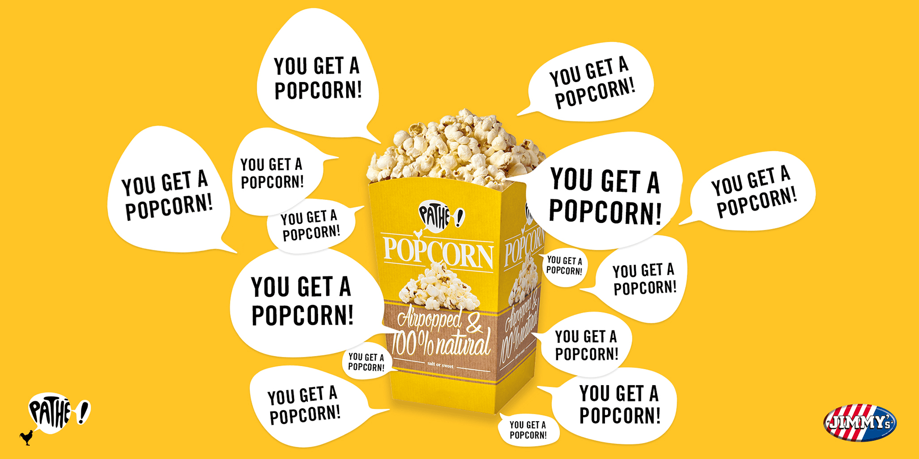 Gratis popcorn Pathé