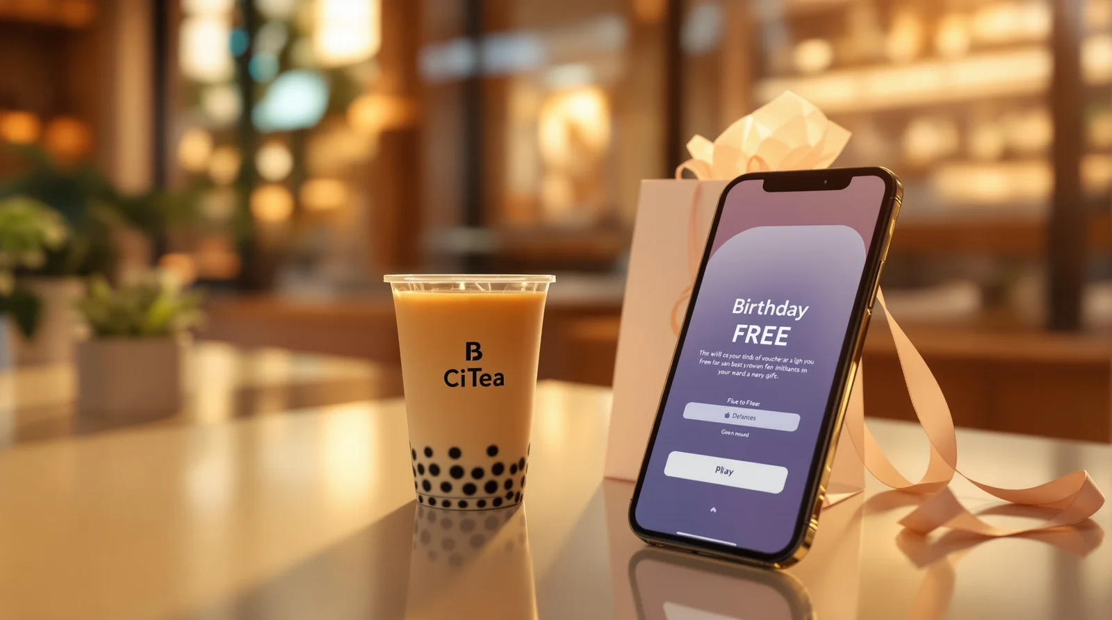 Free bubble tea